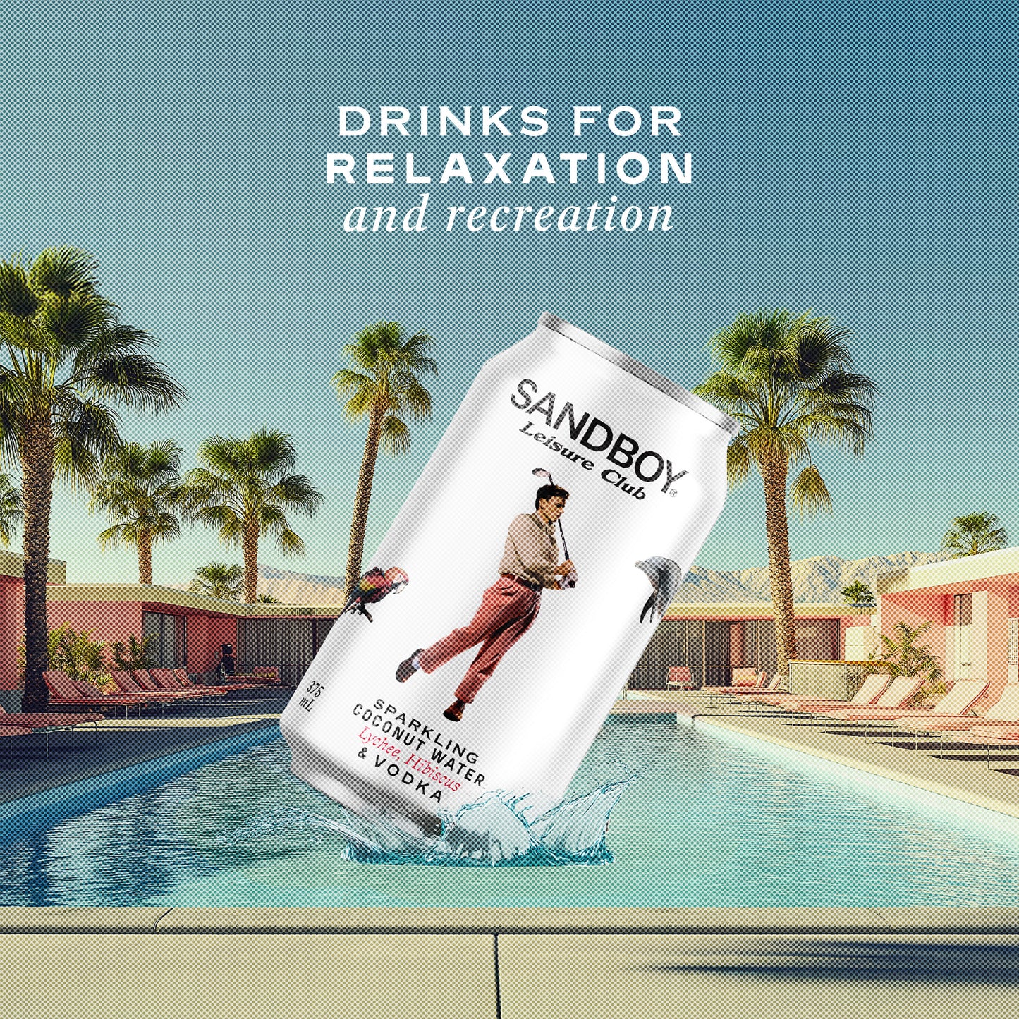Sparkling Coconut Water & Vodka - Lychee & Hibiscus (Webstore)