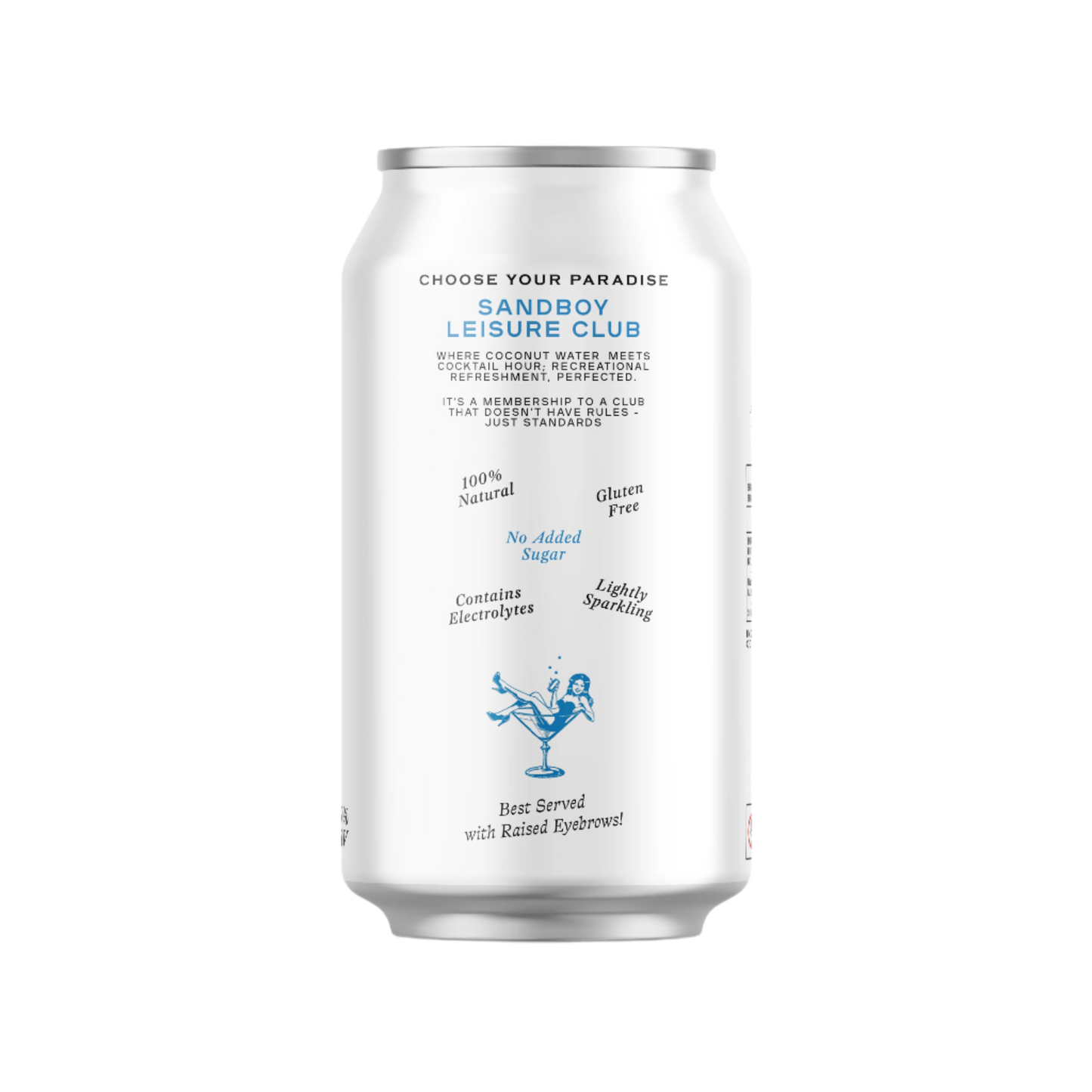 Sparkling Coconut Water & Vodka