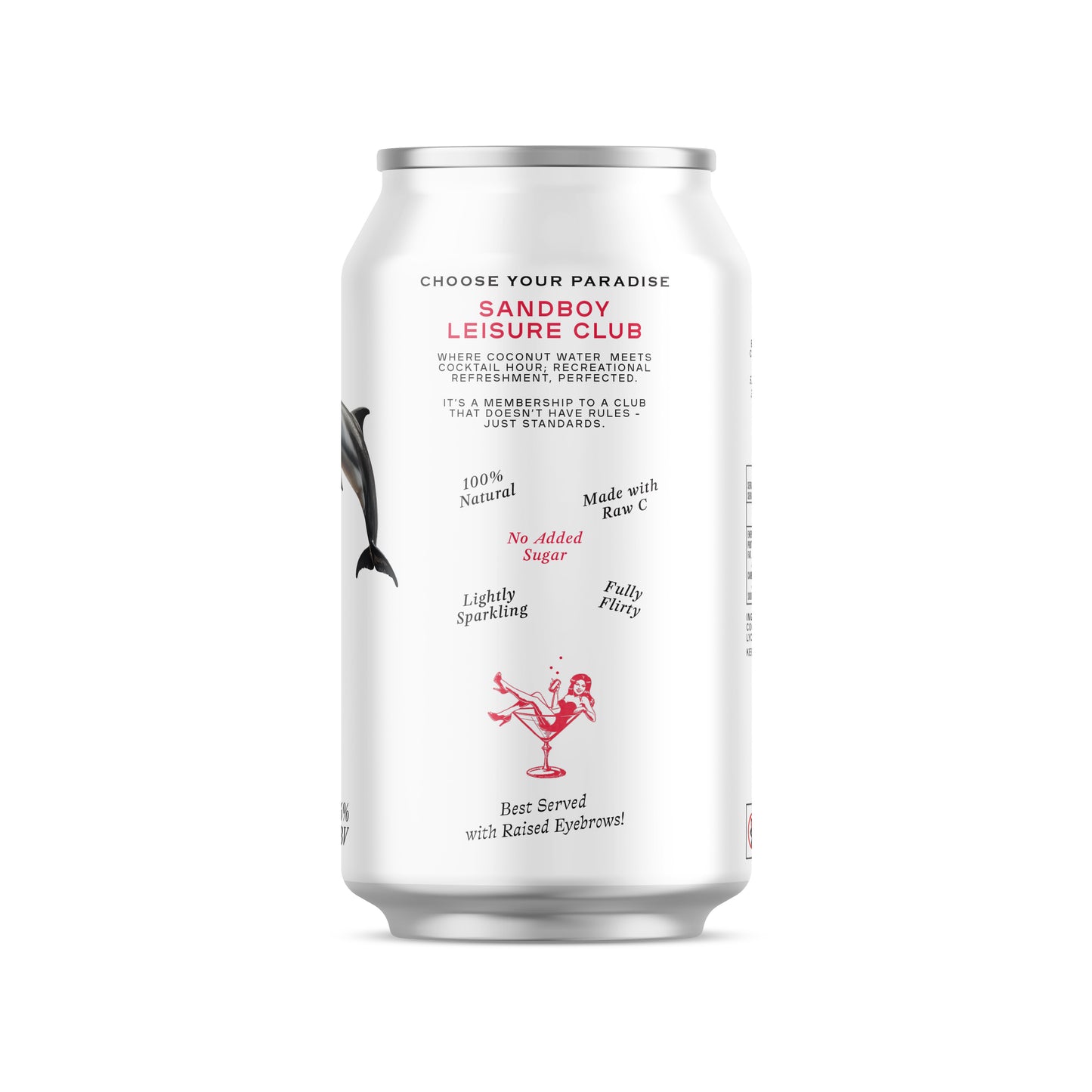 Sparkling Coconut Water & Vodka - Lychee & Hibiscus